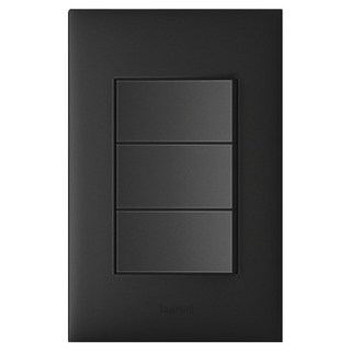 Legrand 羅格朗 Apela Simple 3開開關 黑色, 1個
