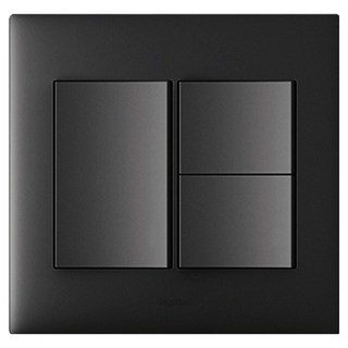Legrand 羅格朗 Apella Simple 2聯用 3開關 黑色, 1個