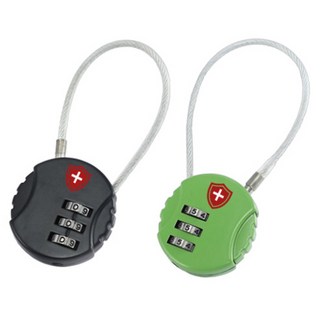 馬特洪 鋼絲鎖 黑色 + 綠色組, 1套