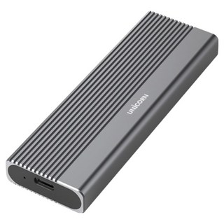 UNiCORN NVMe / SATA M.2 雙外接硬碟盒 + USB C型 / A型兩用傳輸線套組 SM-800D, 1套