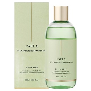 Caela 深層保濕沐浴油 綠色玫瑰香, 300ml, 1瓶