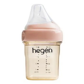 hegen 金色奇蹟PPSU多功能方圓型寬口奶瓶, 嫣粉色, 150ml, 1個
