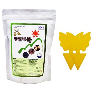 땅벌레뚝 병해충관리용 유기농자재 1kg + 끈끈이트랩 2p 세트, 1세트