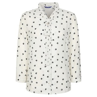 Olivia Hassler 女款壓花圓點襯衫 OHCMBL109