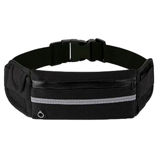 HnEx 초경량 러닝벨트 힙색, 블랙, 1개
