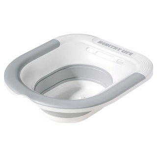 로이홈 프리미엄 가정용 온욕 접이식 폴딩 좌욕기 일반형, 1개, 패션그레이