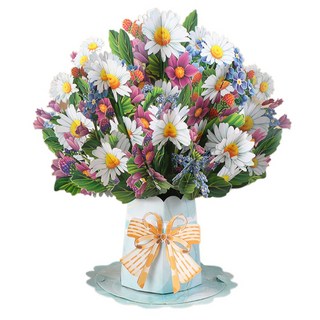 코히모 3D 꽃다발 입체 카드 + 플라워 세트 5W0077, A2, 1세트