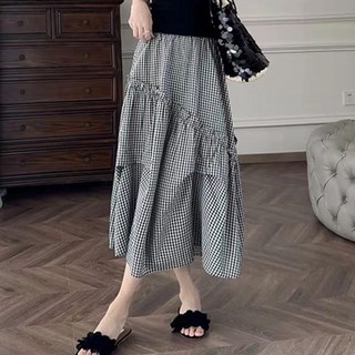 ATTERLIC 女款法式黑白A字裙 10166