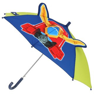 Hello Carbot 衝鋒戰士兒童用47 Face立體可視窗雨傘 OUCBU10020