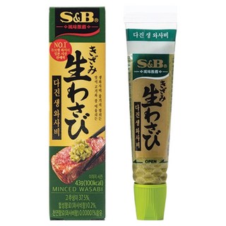 에스앤비 다진 생 와사비, 43g, 1개