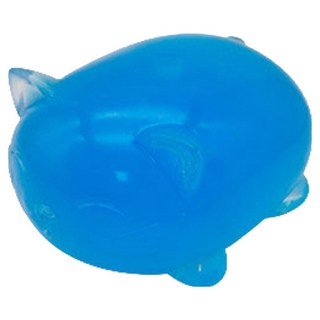 Hobby Space 貓咪舒壓捏捏球, 藍色, 126g, 1個