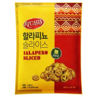 RICHIS 墨西哥辣椒切片, 1個, 3kg