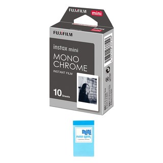 FUJIFILM 富士 instax 角色迷你黑白底片 10p + 單層相簿, 1套, Instax 迷你黑白底片