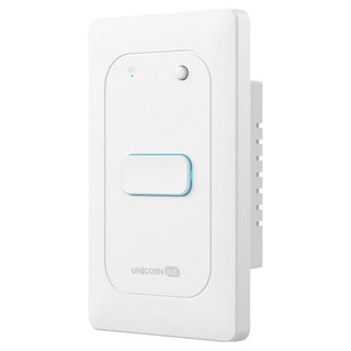 유니콘아이오티 1구 스마트 벽스위치 무선원격제어 자동불끄기 WIFI방식 TS-SW1, 1개
