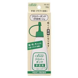 Clover 可樂牌 CL58-401 手藝用水性形接著劑 60g, 1瓶