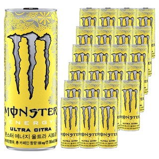 코카콜라 몬스터 에너지 울트라 시트라 음료, 355ml, 24개