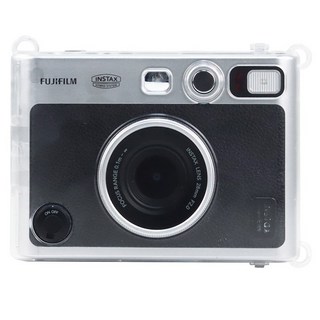 FUJIFILM 富士 instax Mini Evo 專用透明保護殼 + 掛繩隨機出貨組合, 1套, instax Mini EVO 透明拍立得保護殼