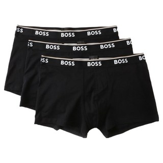 HUGO BOSS 男士棉質彈性四角褲3件組 50