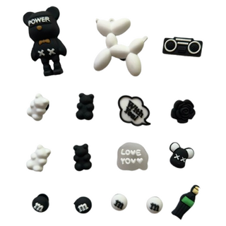 ICores 室內鞋裝飾配件 16件組, 1套, 混合色