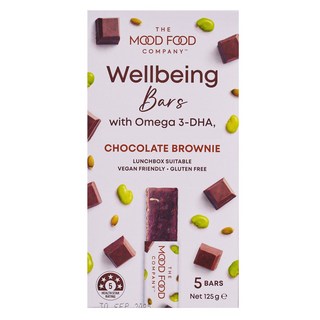 Wellbeing堅果能量棒 巧克力布朗尼口味, 125g, 1盒