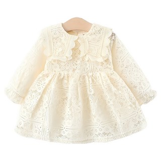 JOYMULTI 女童皇家刺繡蕾絲攝影洋裝