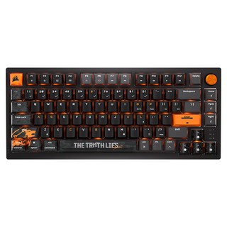 커세어 K65 RGB PLUS 무선 콜오브듀티 블랙옵스6 에디션 게이밍 기계식 키보드, 혼합색상, RGP0156, 리니어축