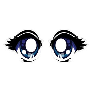 Mungkiwoldeu 維持安全距離 反光貼紙 中型, 1個, 敏奇敏奇