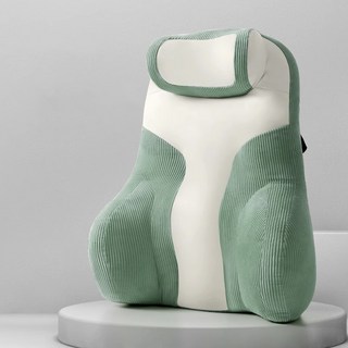 순잠 자세 개선 허리 지지대 쿠션 등받이, 그린