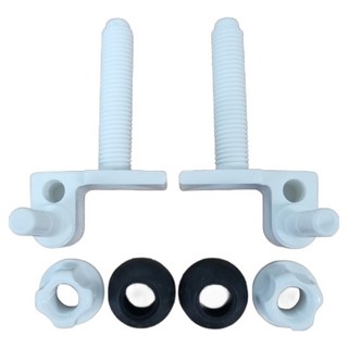 변기커버 고정 시트고리 나사 세트, 화이트