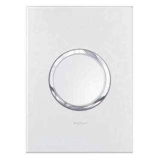 Legrand 羅格朗 Arteor Simple 單色上下移動式 1開圓形開關 白色, 1個