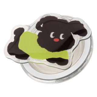 GOOSPERY MagSafe 動物壓克力手機支架, 1個, 31 黑色狗狗