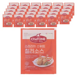 Chefone 一次性是拉差甜辣醬, 30g, 50個