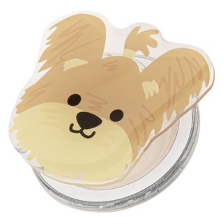 GOOSPERY MagSafe 動物壓克力手機支架, 1個, 30綁髮狗狗