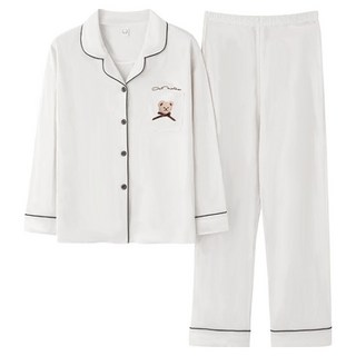 Elsso 女款翻領彩色設計日常睡衣