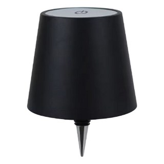 USB充電款酒瓶塞燈 三檔色溫 色光可調, 黑色