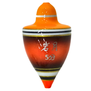 HEARTY RISE 哈帝來斯 岩月 自立阿波 浮標RB-10#5分, 1個, 橘色