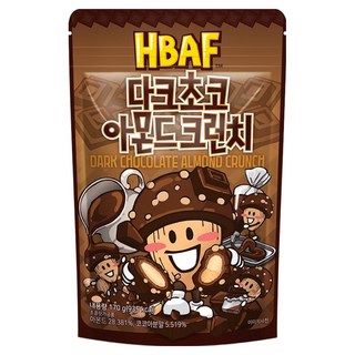 HBAF 黑巧克力脆杏仁果, 170g, 1包