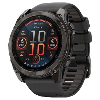 가민 피닉스 8 AMOLED 아웃도어 스마트워치, 카본그레이, 51mm, GPS + 블루투스