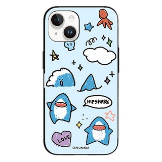 THE MADE Design Plus 卡片收納磁吸門防撞手機殼 肉食動物歪臉系列