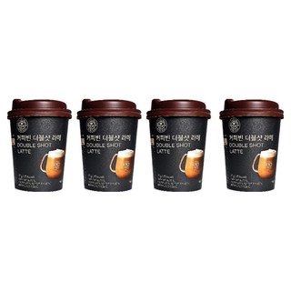 The Coffee Bean 雙份濃縮拿鐵隨身杯, 17g, 1入, 4個