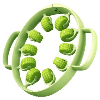 IYES 10入 多功能按摩滾輪, 綠色, 1個