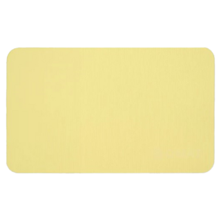 QMAT 運動跪墊 抗菌 M(50 x 30 x 0.3cm) 鵝黃色 - 瑜珈墊 健身墊 運動配件, 1個