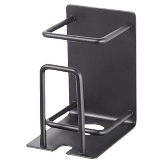 셀리빙 304스텐 올인원 홀더 컵 치약 칫솔거치대, 스텐블랙, 1개