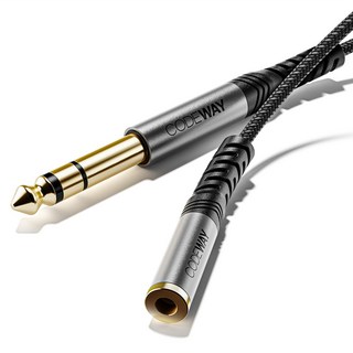 코드웨이 3.5 to 5.5 스테레오 변환젠더 그레이 0.2m, 1개, 5535