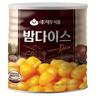 DAEDOO FOODS 大豆食品 栗子丁, 1個, 3kg