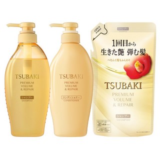 TSUBAKI 思波綺 頂級豐盈修護秀髮3件組, 1套
