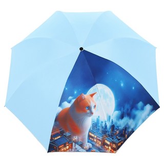 TDN RACING 超輕量月亮貓放大降溫秒收傘 B7433