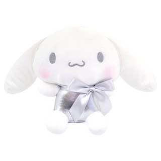 三麗鷗大耳狗喜拿絨毛娃娃, 銀色, 1個, 25cm