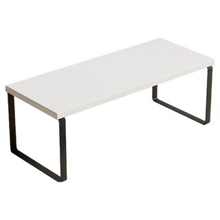 마켓감성 주방 스토리지 받침대, 화이트 블랙프레임, 1개