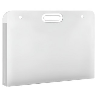 보마리 4절 스케치북 가방 화이트, 1개